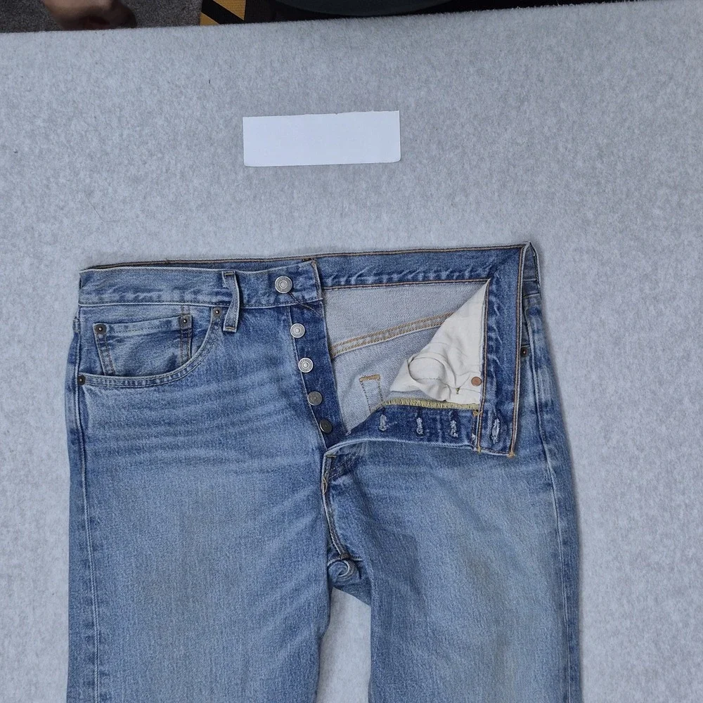 Levi's 501 Men Jeans‎ 31X32 Blue Denim Original Fit Straight Leg